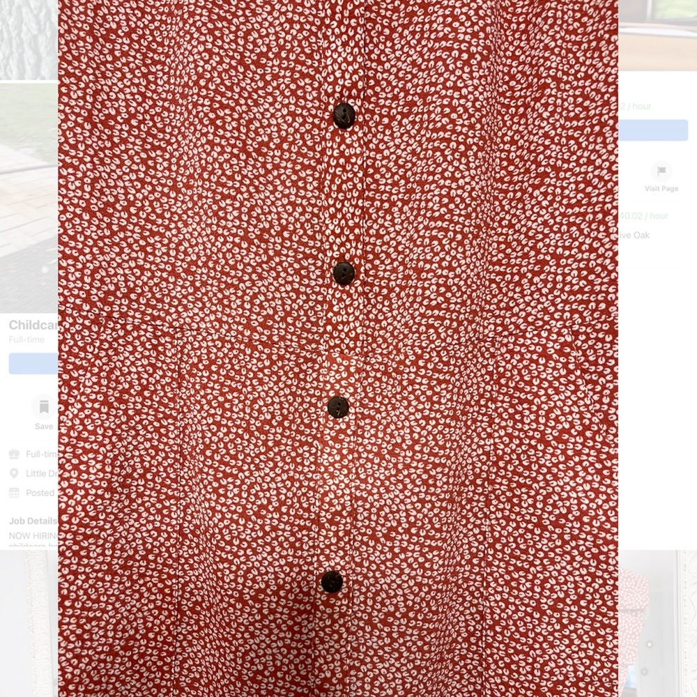 Red and white dress - Picture 6 of 6